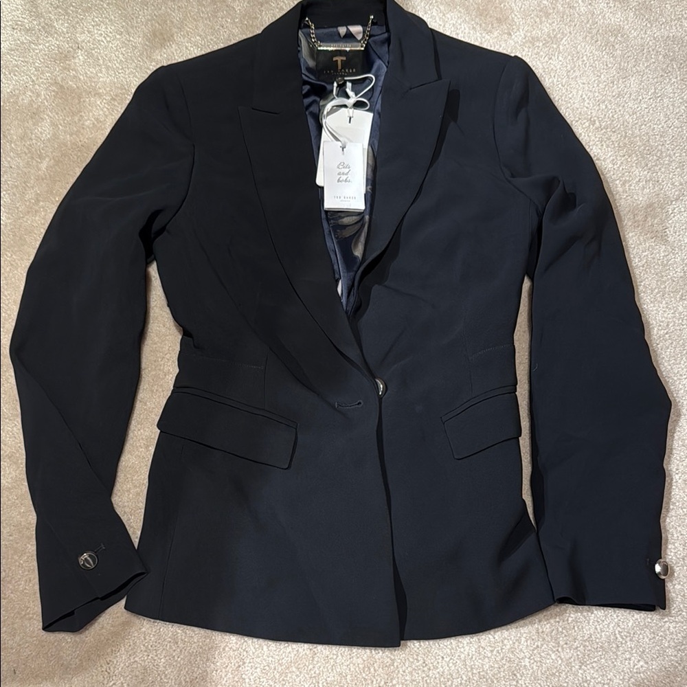 Theory Black Blazer Classic Business Style